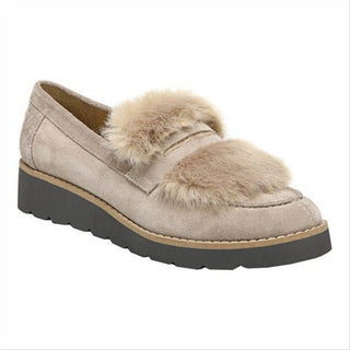 Franco Sarto Women's Harriet Wedge Loafers Shoes Brown Size 8.5 M