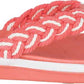 Sperry Women's Adriatic Thong Braided Sandal Orange Size 7 M