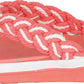 Sperry Women's Adriatic Thong Braided Sandal Orange Size 7 M