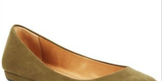 American Rag Women's Ellie Padded Insole Round Toe Flats Green Size 8.5 W