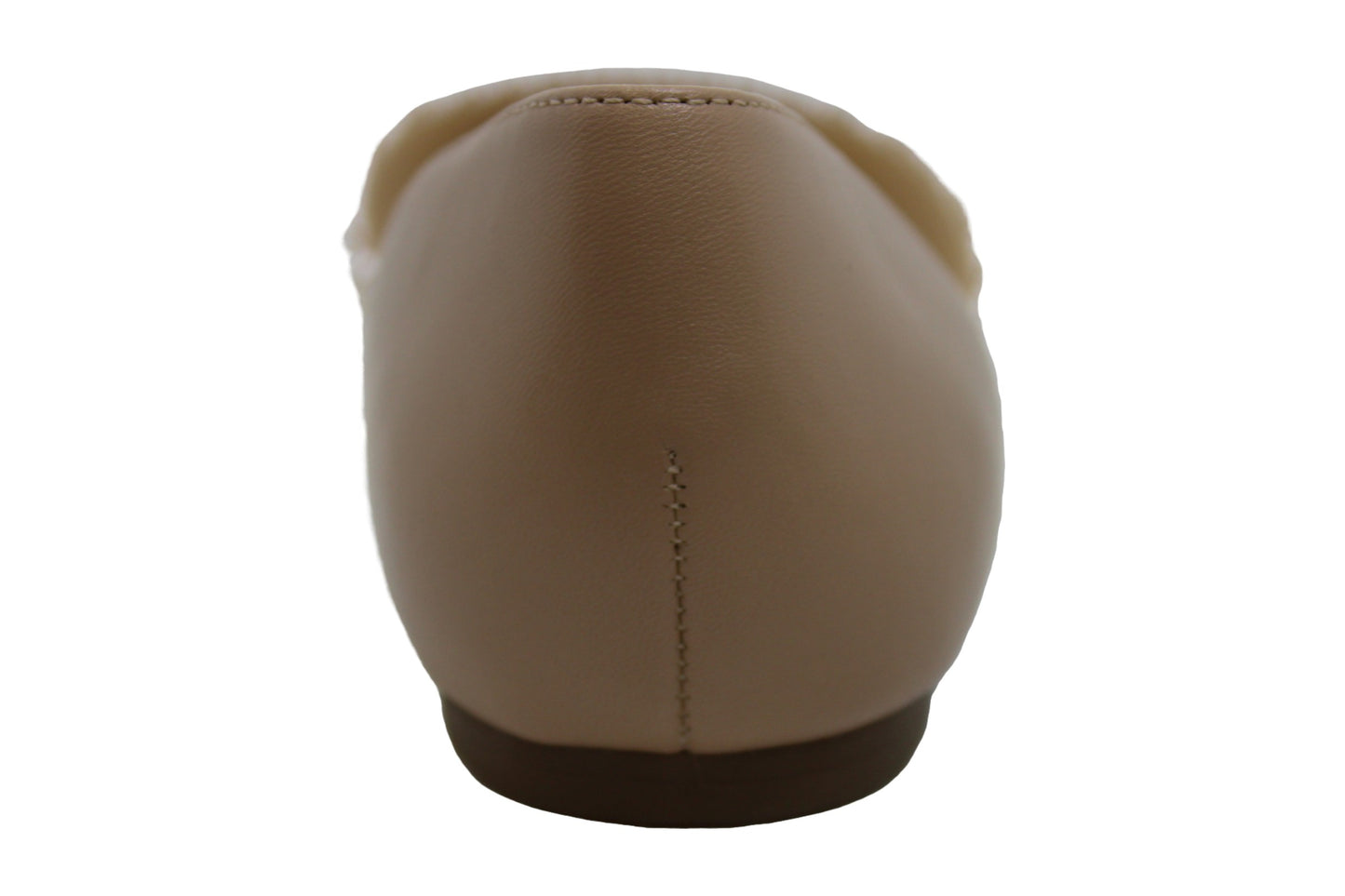 Nine West Women's Starship Leather Pointed Toe Ballet Flats Brown Size -8.5 M