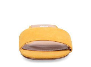 Steve Madden Women's BEV Mustard Suede Sandal Size 8