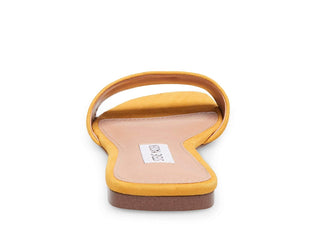 Steve Madden Women's BEV Mustard Suede Sandal Size 8