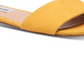 Steve Madden Women's BEV Mustard Suede Sandal Size 8