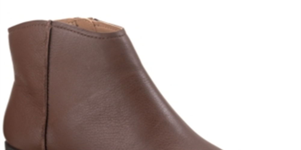 American Rag Women's Jolene Leather Almond Toe Ankle Fashion Boots Brown Size 5.5 M