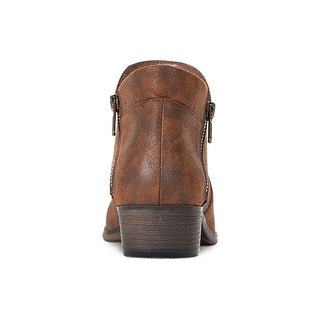 American Rag Women's Abby Almond Toe Ankle Fashion Boots Brown Size 5 M