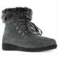 Khombu Women's Francie Leather Closed Toe Ankle Cold Weather Boots Gray Size 7.5 M