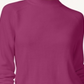 Karen Scott Women's Zip Back Mock Neck Sweater Purple Size XX-Large