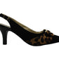 Karen Scott Women's Gladiss Fabric Pointed Toe SlingBack Classic Pumps Black Size 9 M
