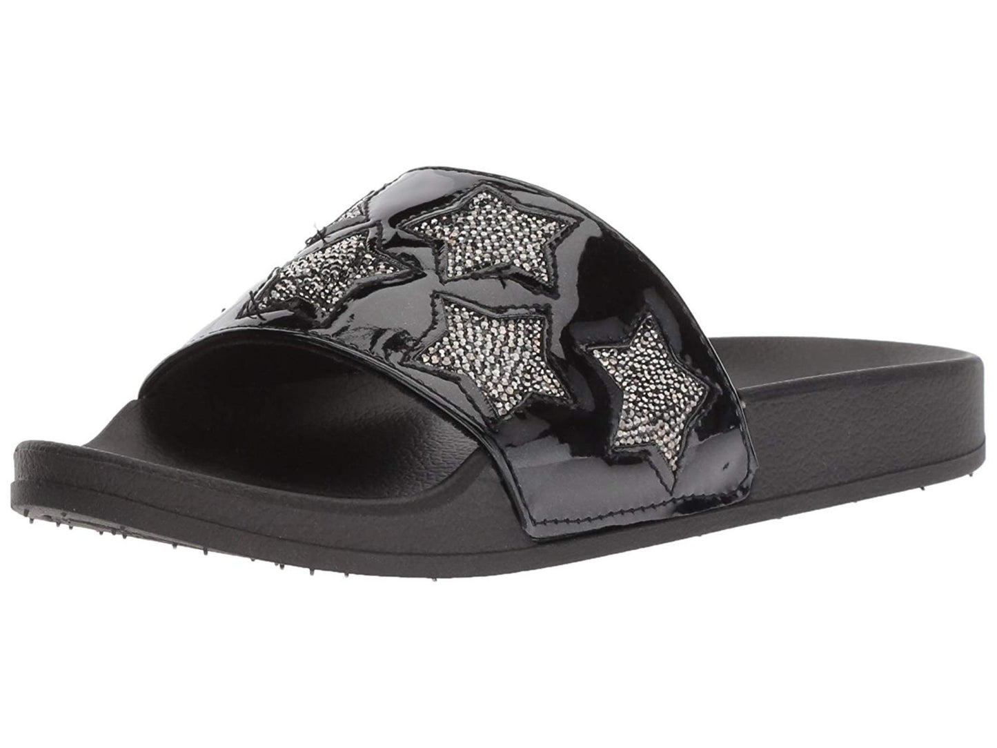 Kenneth Cole Reaction Women's Pool Splash Slide Sandals Black Size 5 M