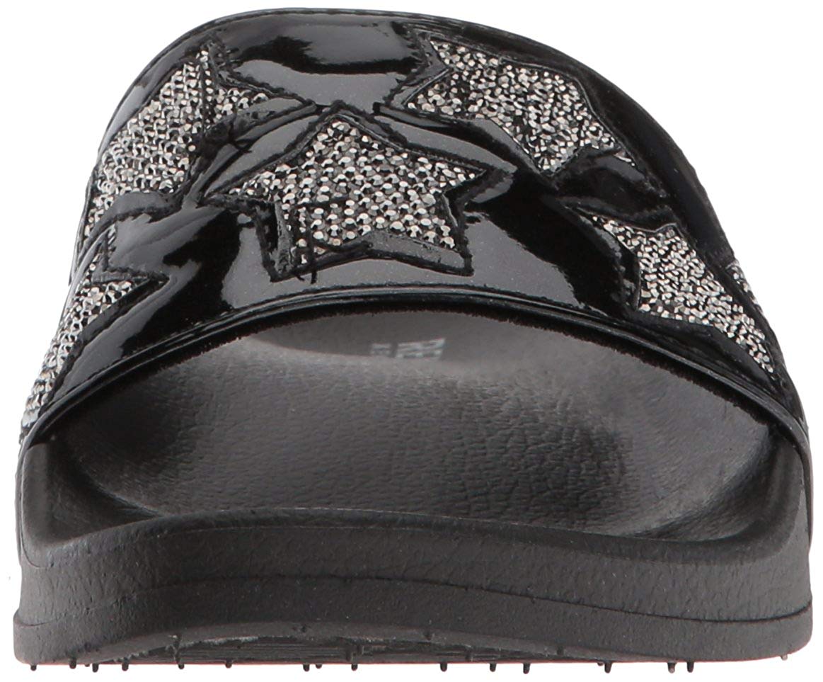 Kenneth Cole Reaction Women's Pool Splash Slide Sandals Black Size 5 M