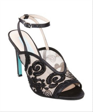 Steve Madden Women's Lula Embroidered Slingback Sandal Ivory Size 8 M