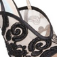 Steve Madden Women's Lula Embroidered Slingback Sandal Ivory Size 8 M