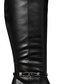 Karen Scott Women's Hollee Fabric Almond Toe Knee High Fashion Boots Wine Size 5 M