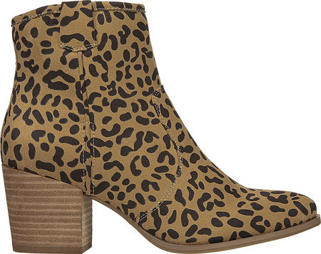 Carlos By Carlos Santana Women's Casual Tan Leopard Rowan Bootie Brown Size 7.5 M