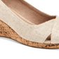 Charter Club Women's Toniie Wedge Sandals Platnium Size 7.5M