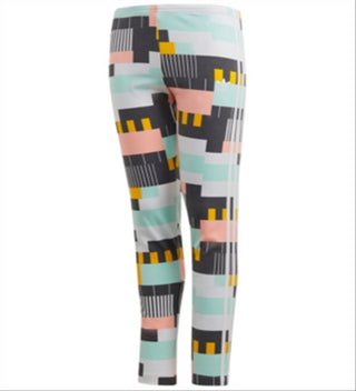 adidas Originals Kids Girl's Leggings Multi/White Size L