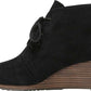Caleres Inc Women's Dakota Wedge Booties Black Size 7.5 W