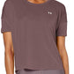 Under Armour Women's Relaxed Mesh T-Shirt Gray Size XL