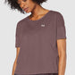 Under Armour Women's Relaxed Mesh T-Shirt Gray Size XL