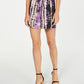INC Women's  Tie Dye Short  Purple Size Large