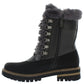 Khombu Women's Francie with Faux Fur Trim Boots Gray Size 6 M