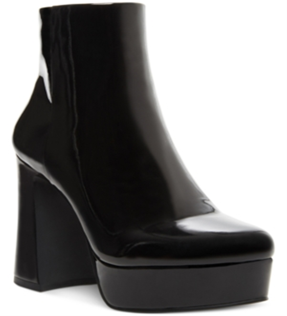 Madden Girl Women's Golda Platform Booties Black Size 7.5 M