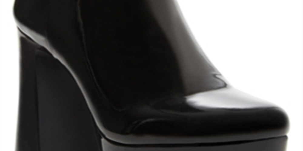 Madden Girl Women's Golda Platform Booties Black Size 7.5 M