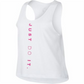 Nike Women's Miler Dri fit Just Do It Running Tank Top White Size XL