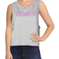 Levi's Women's Juniors Crop Logo Top Gray Size XS