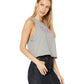 Levi's Women's Juniors Crop Logo Top Gray Size XS