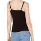Bar III Women's Lace-Trim Crisscross Camisole  Black Size Small