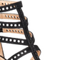 Material Girl Women's Harriette Wedge Sandals Black 6.5M