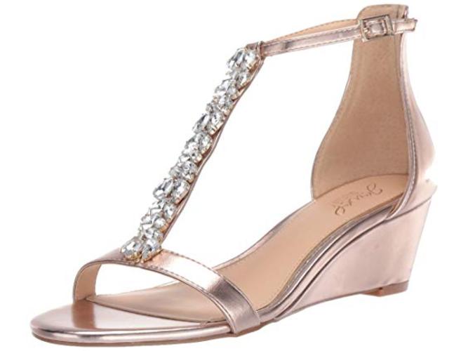 Badgley Mischka Women's DARRELL Sandal Pink Size 6 M