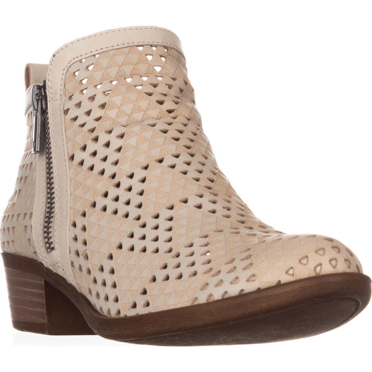 Lucky Brand Women's Perforated Basel Booti Sandshell Lugo Size 6.5M