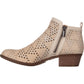Lucky Brand Women's Perforated Basel Booti Sandshell Lugo Size 6.5M