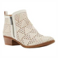 Lucky Brand Women's Perforated Basel Booti Sandshell Lugo Size 6.5M