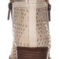 Lucky Brand Women's Perforated Basel Booti Sandshell Lugo Size 6.5M