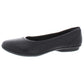 Clarks Women's Gracelin Mara Leather Slip on Ballet Flats Black Size 8.5 W