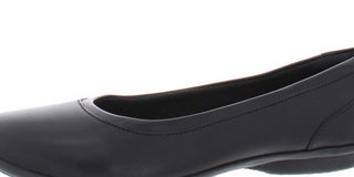 Clarks Women's Gracelin Mara Leather Slip on Ballet Flats Black Size 8.5 W