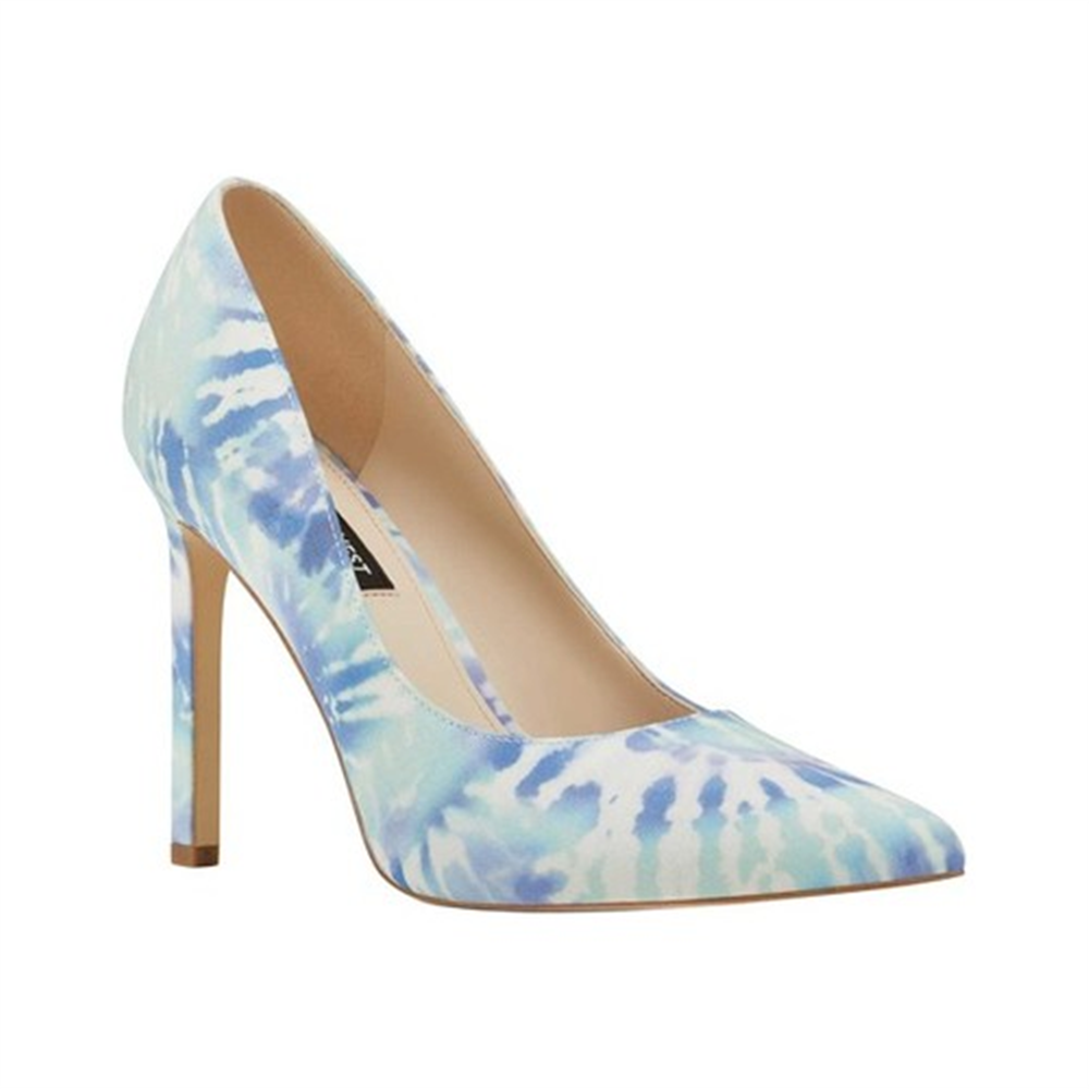 Nine West Women's Tatiana Sandal Blue Size 7.5 M