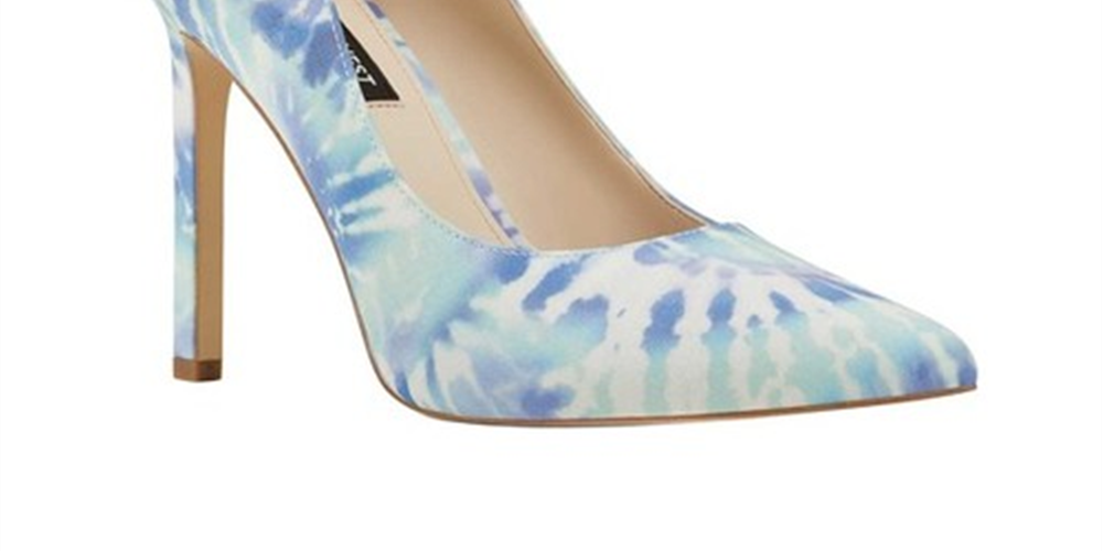 Nine West Women's Tatiana Sandal Blue Size 7.5 M