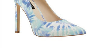 Nine West Women's Tatiana Sandal Blue Size 7.5 M