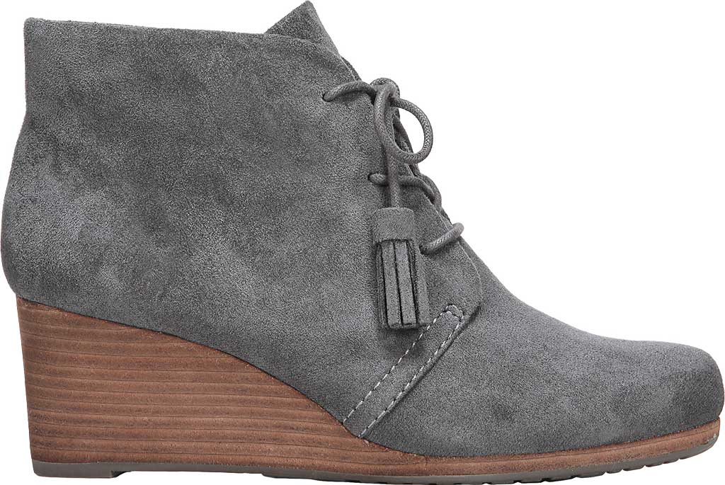 Dr. Scholl's Women's Dakota Lace up Bootie Gray Size 7.5 W