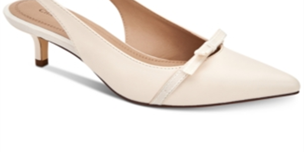 Charter Club Women's Pointed Toe SlingBack Classic Pumps Beige Size 6.5 M