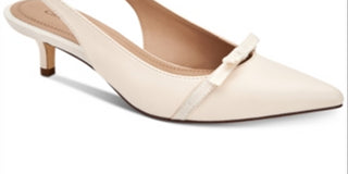 Charter Club Women's Pointed Toe SlingBack Classic Pumps Beige Size 6.5 M