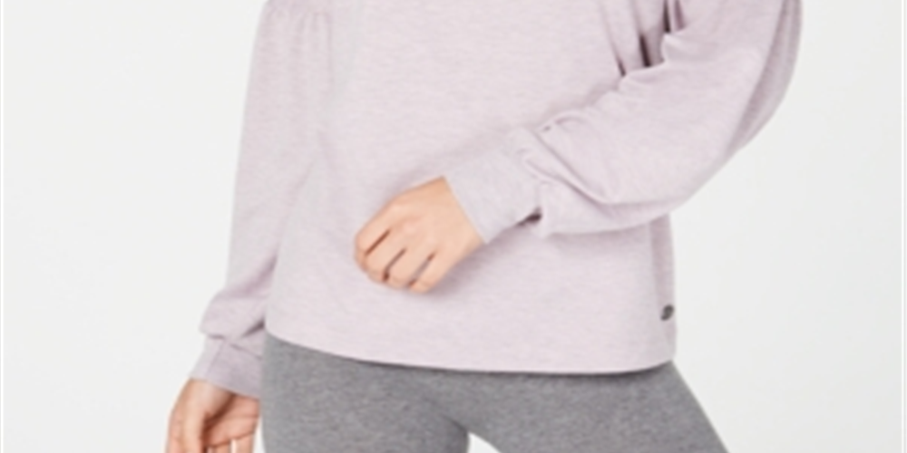 Ideology Women's Fitness Activewear Sweatshirt  Pink Size Small