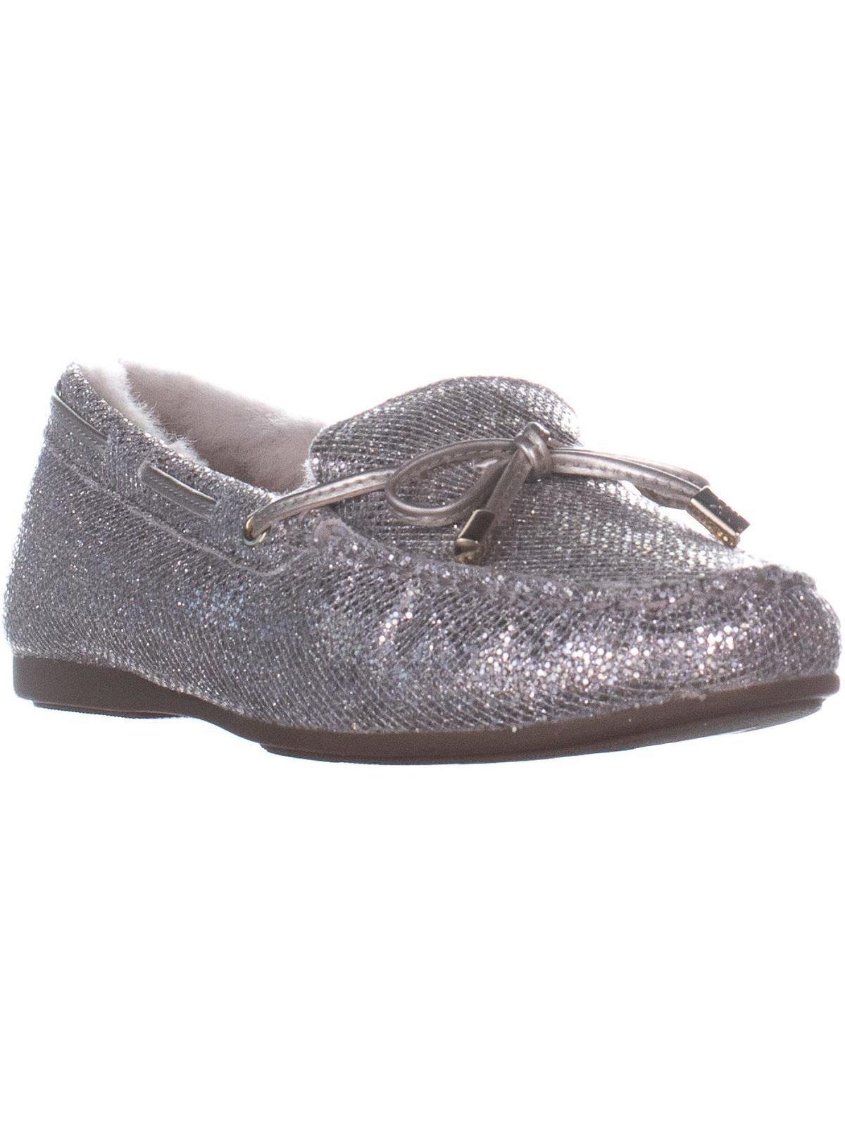 Michael Kors Women's Sutton Moc Bow Moccasins Champagne Gold Size 7 M