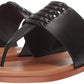 Cole Haan Women's Felix Split Toe Casual T-Strap Sandals -Black  Size 6B