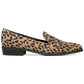 Bar Iii Women's  Animal Print Leopard Strap Detail Padded Involve Almond Toe Block Heel Slip on Loafers Brown Size 9 M